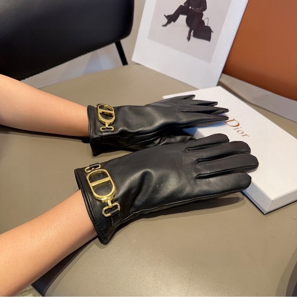 Dior leather gloves - Picture 2 of 6